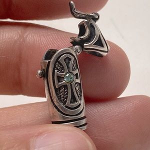 Vintage Treasure case Sterling pendant